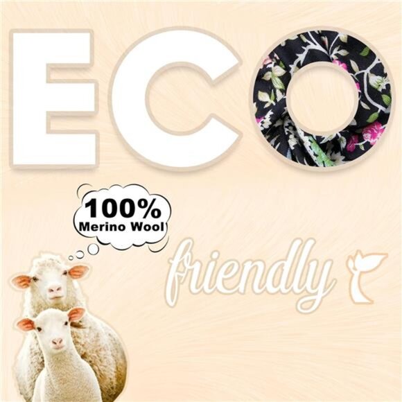 100% Merino Wool Extra Large Pashmina Blanket Travel Scarf Cashmere - Picture 2 of 7